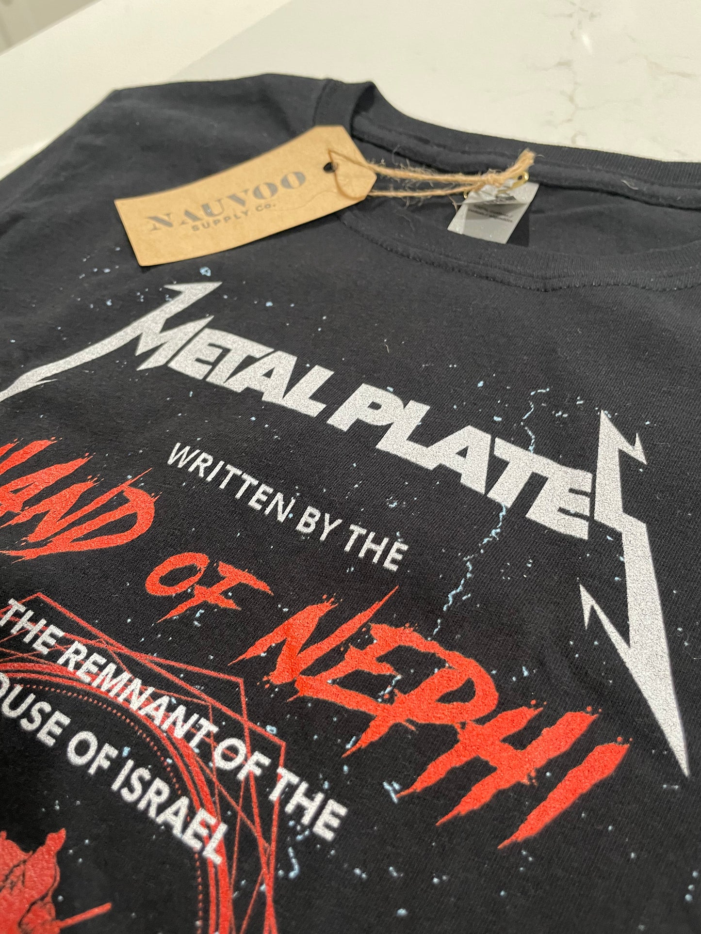 Men’s Book of Mormon “Metal Plates” Shirt