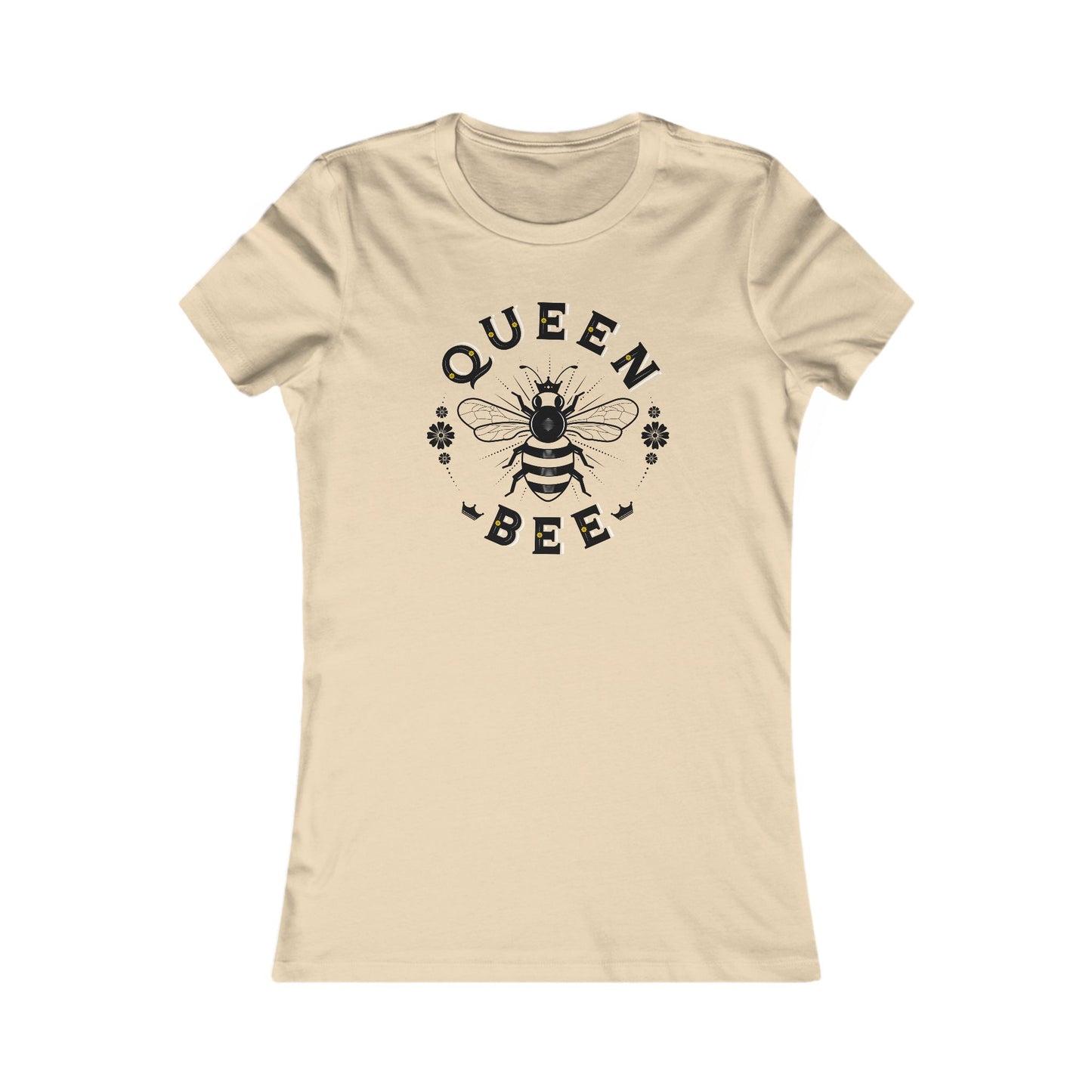 Women's Queen Bee T-shirt with Botanical Flowers