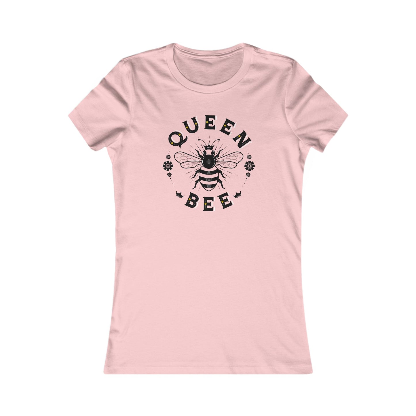 Women's Queen Bee T-shirt with Botanical Flowers