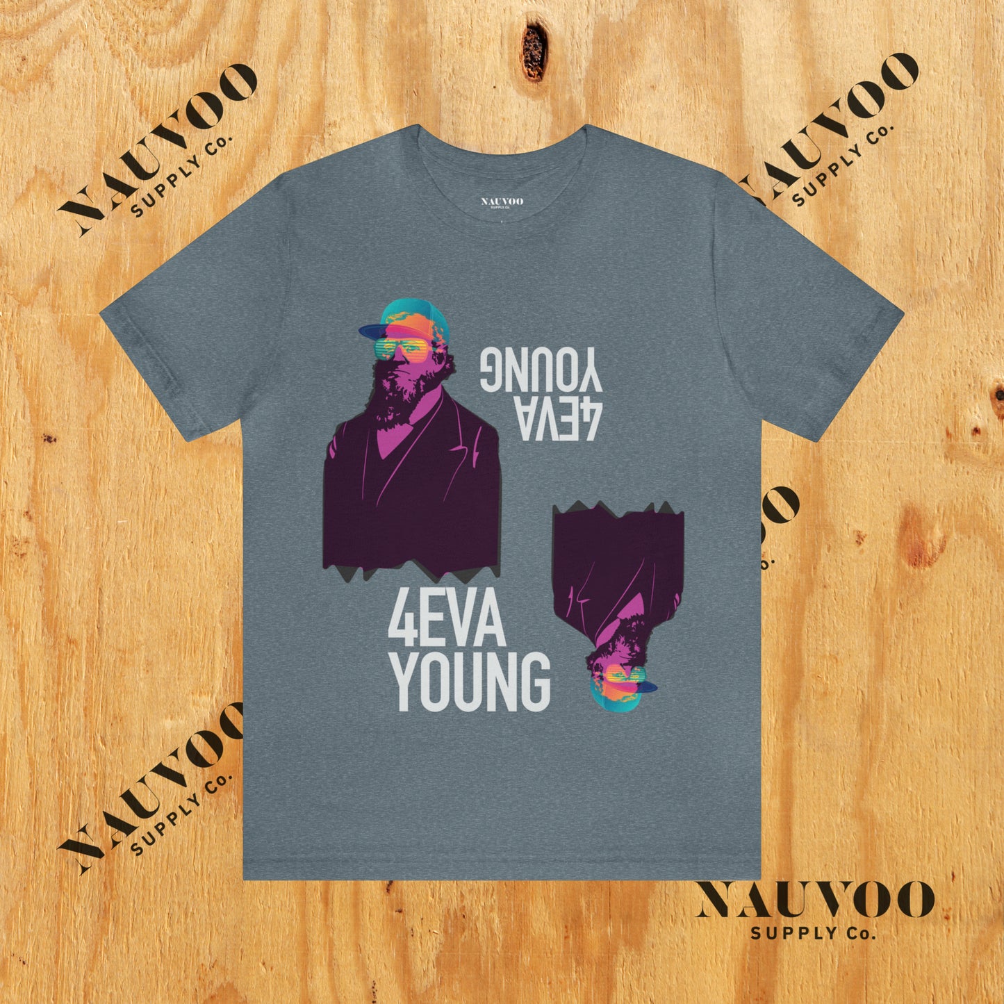 Unisex Softstyle T-Shirt - Brigham Young Forever Young