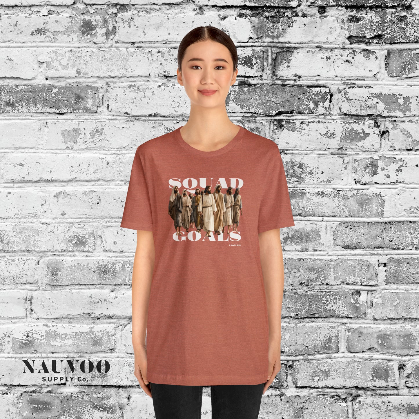 LDS Youth 2024 Theme Squad Goals Jesus Disciples T-Shirt 'I Am A Disciple of Jesus Christ', Unisex Soft Cotton Tee, US Made