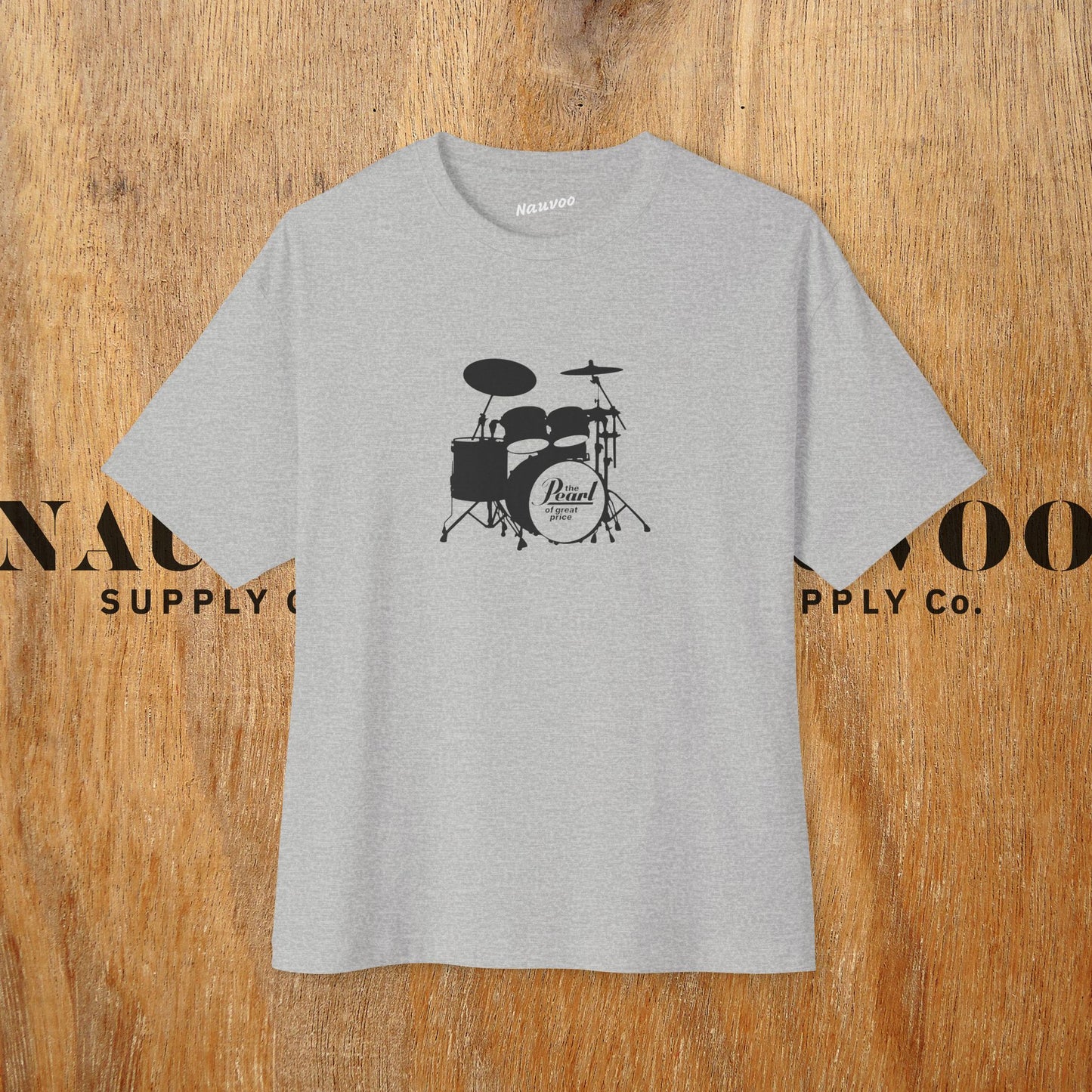 The Pearl of Great Price Drum Kit T-shirt