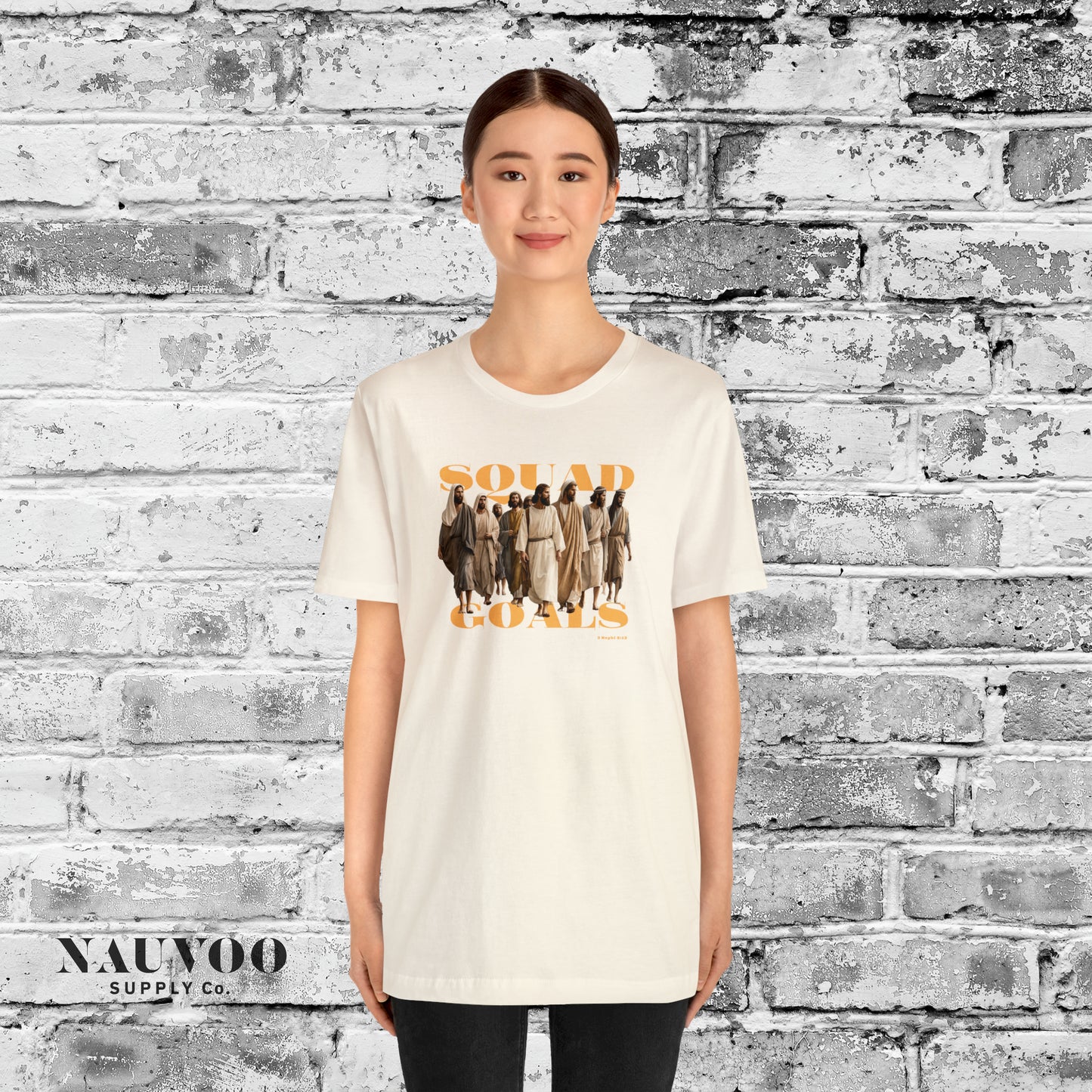 LDS Youth 2024 Theme Squad Goals Jesus Disciples T-Shirt 'I Am A Disciple of Jesus Christ', Unisex Soft Cotton Tee, US Made