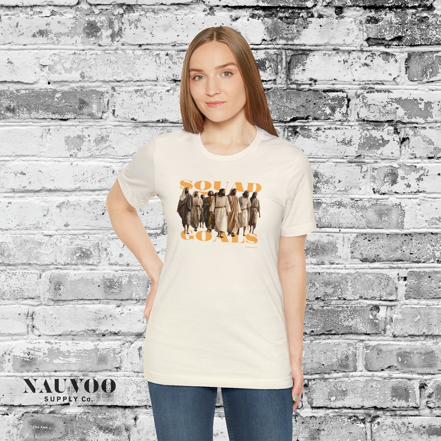LDS Youth 2024 Theme Squad Goals Jesus Disciples T-Shirt 'I Am A Disciple of Jesus Christ', Unisex Soft Cotton Tee, US Made