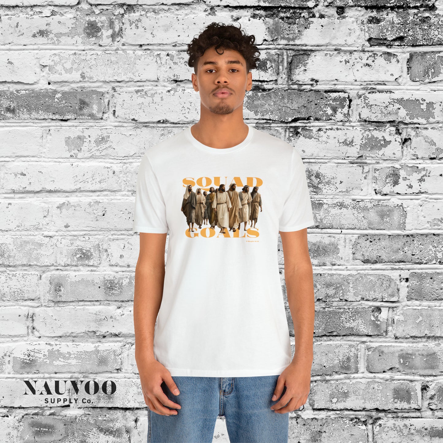 LDS Youth 2024 Theme Squad Goals Jesus Disciples T-Shirt 'I Am A Disciple of Jesus Christ', Unisex Soft Cotton Tee, US Made