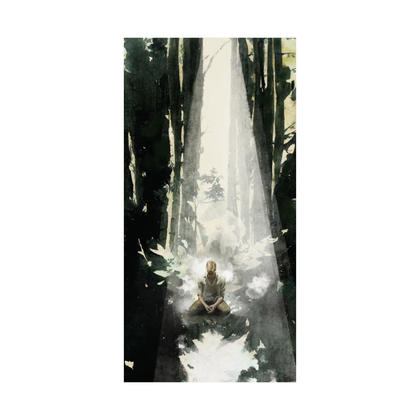 Joseph Smith First Vision Matte Vertical Poster Art Print