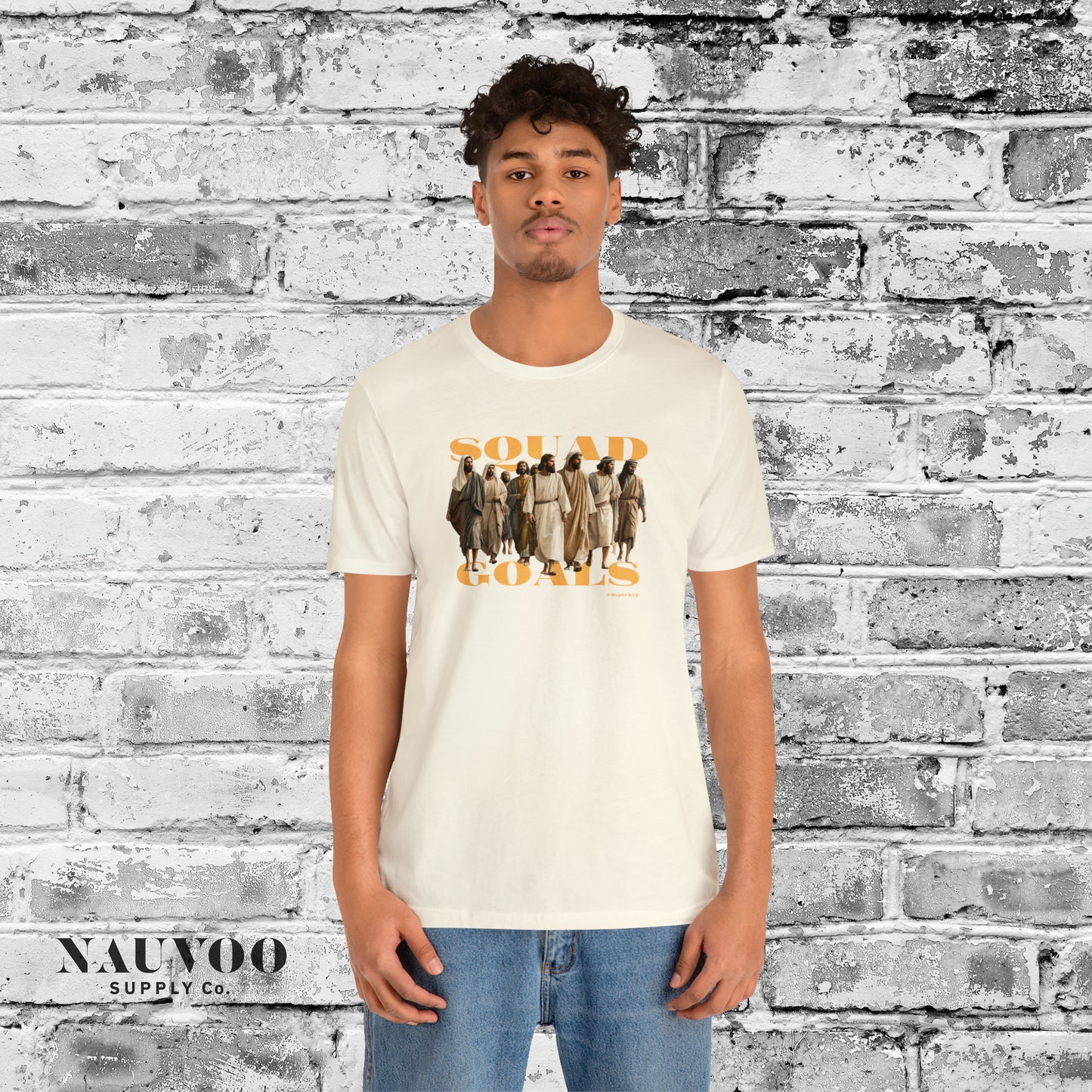 LDS Youth 2024 Theme Squad Goals Jesus Disciples T-Shirt 'I Am A Disciple of Jesus Christ', Unisex Soft Cotton Tee, US Made