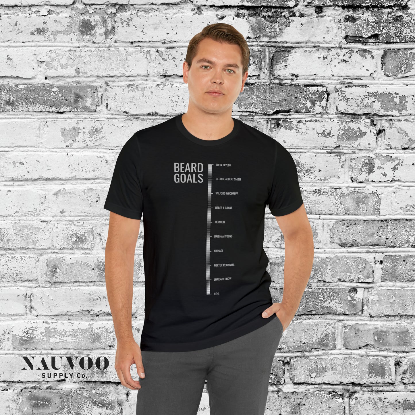 Beard Goals - Beards of LDS Prophets T-Shirt