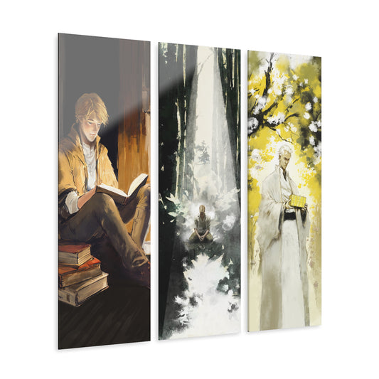 3 art pieces of Joseph Smith praying first vision with angel Moroni