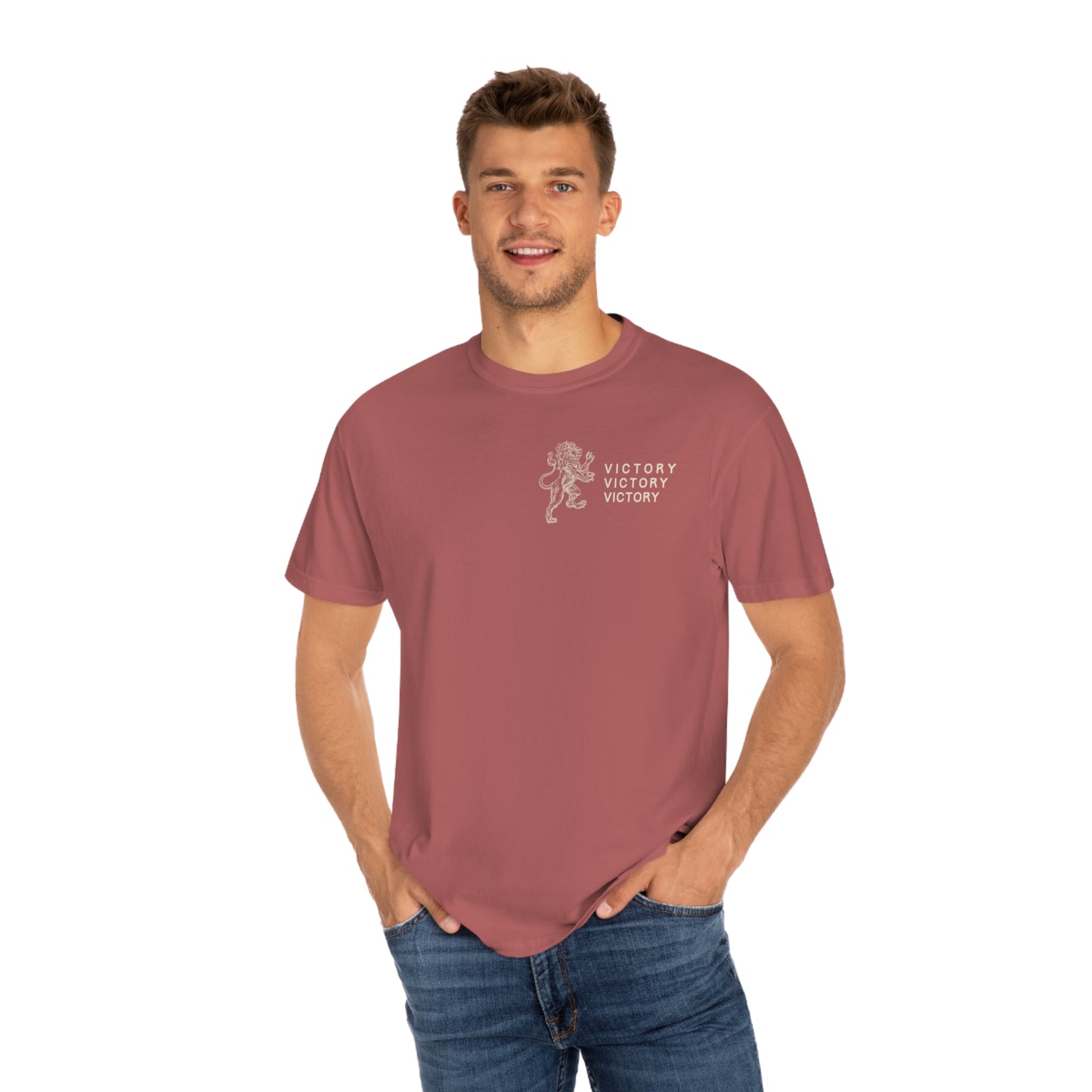 Men’s Victory Through Jesus Christ Shirt