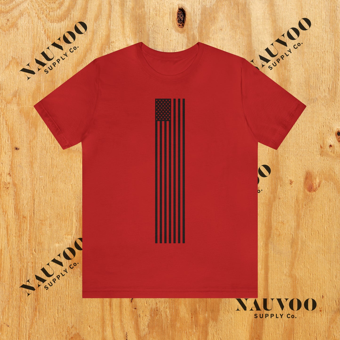 Men’s Patriotic American Flag Shirt