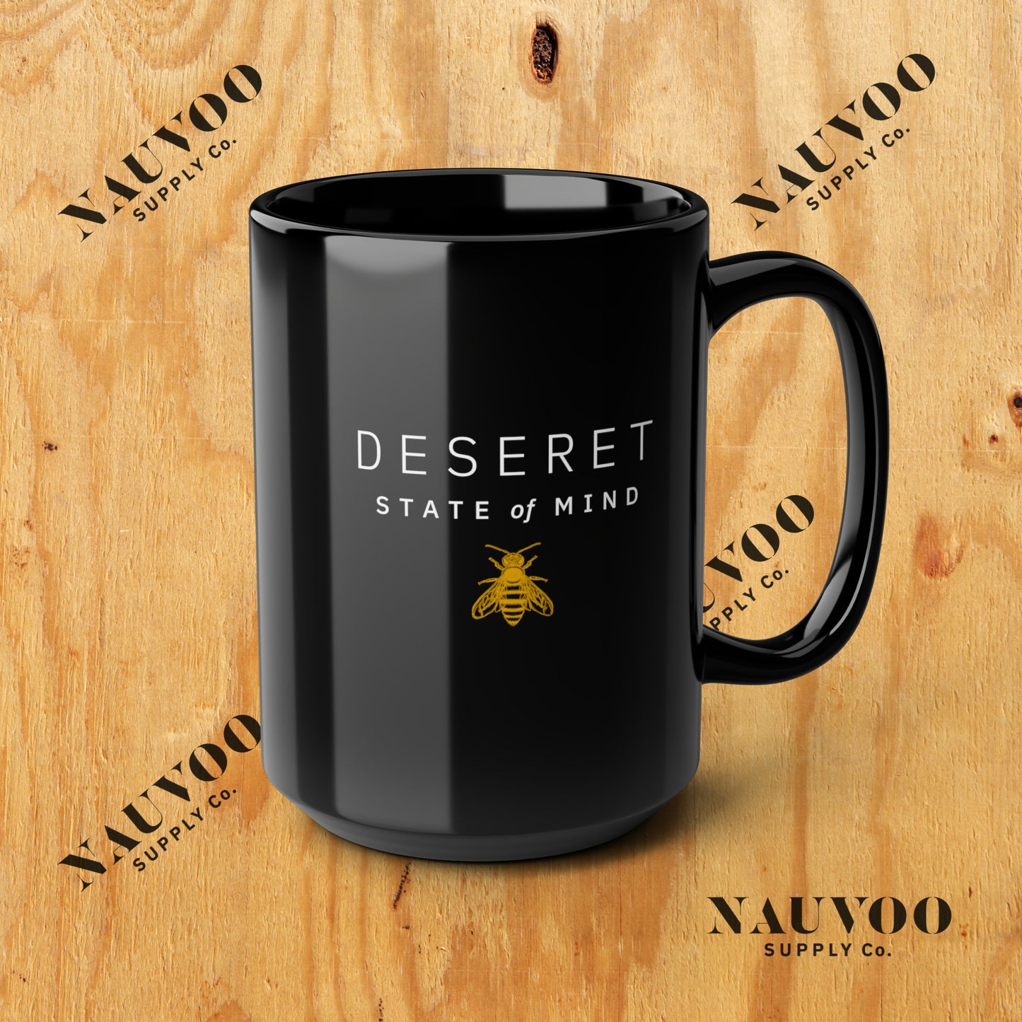 Deseret State of Mind - Large Black 15oz Mug