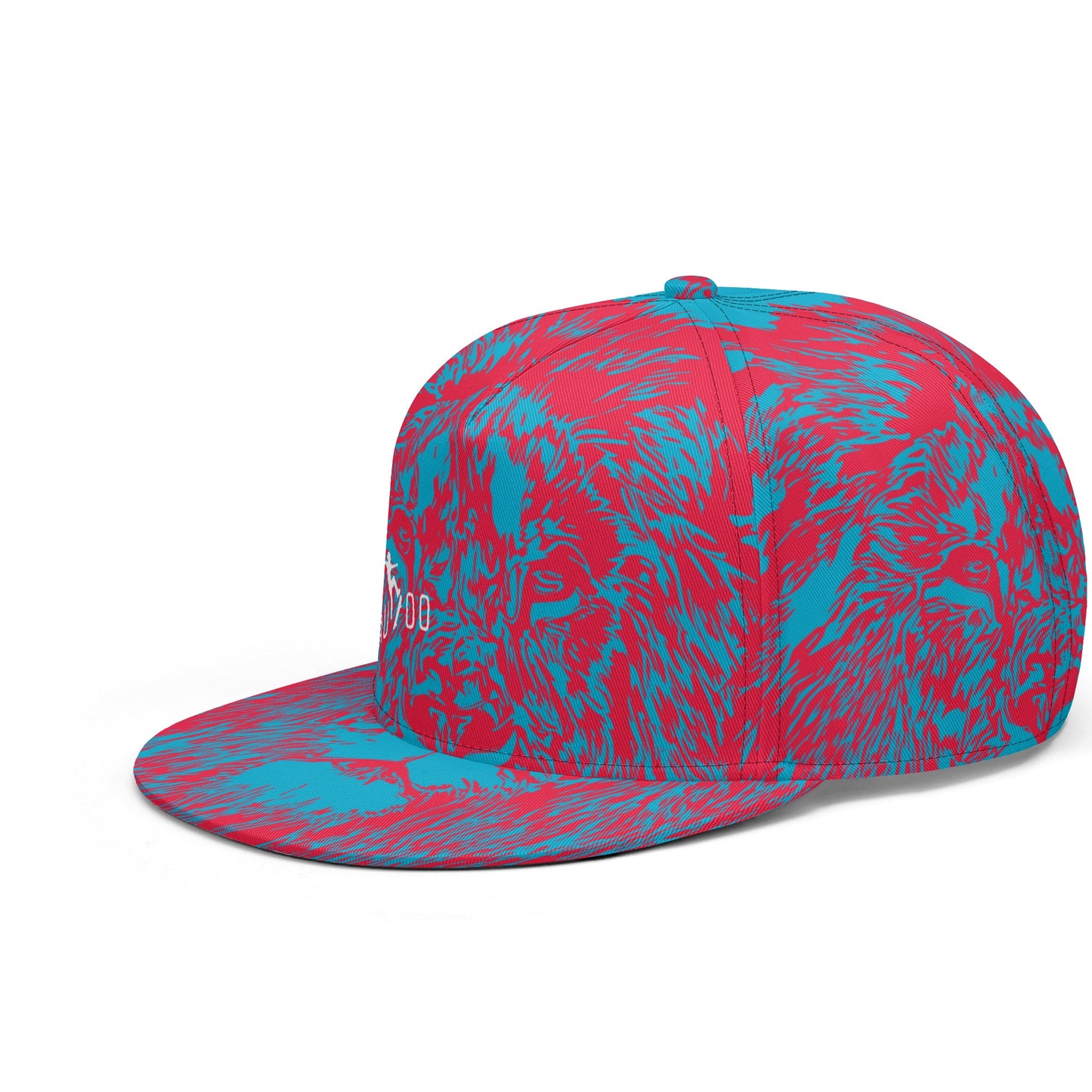 Nauvoo Skateboarding Blue and Red Lion Ball Cap