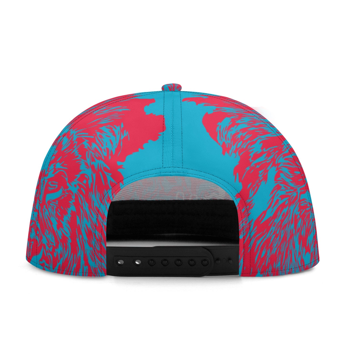 Nauvoo Skateboarding Blue and Red Lion Ball Cap