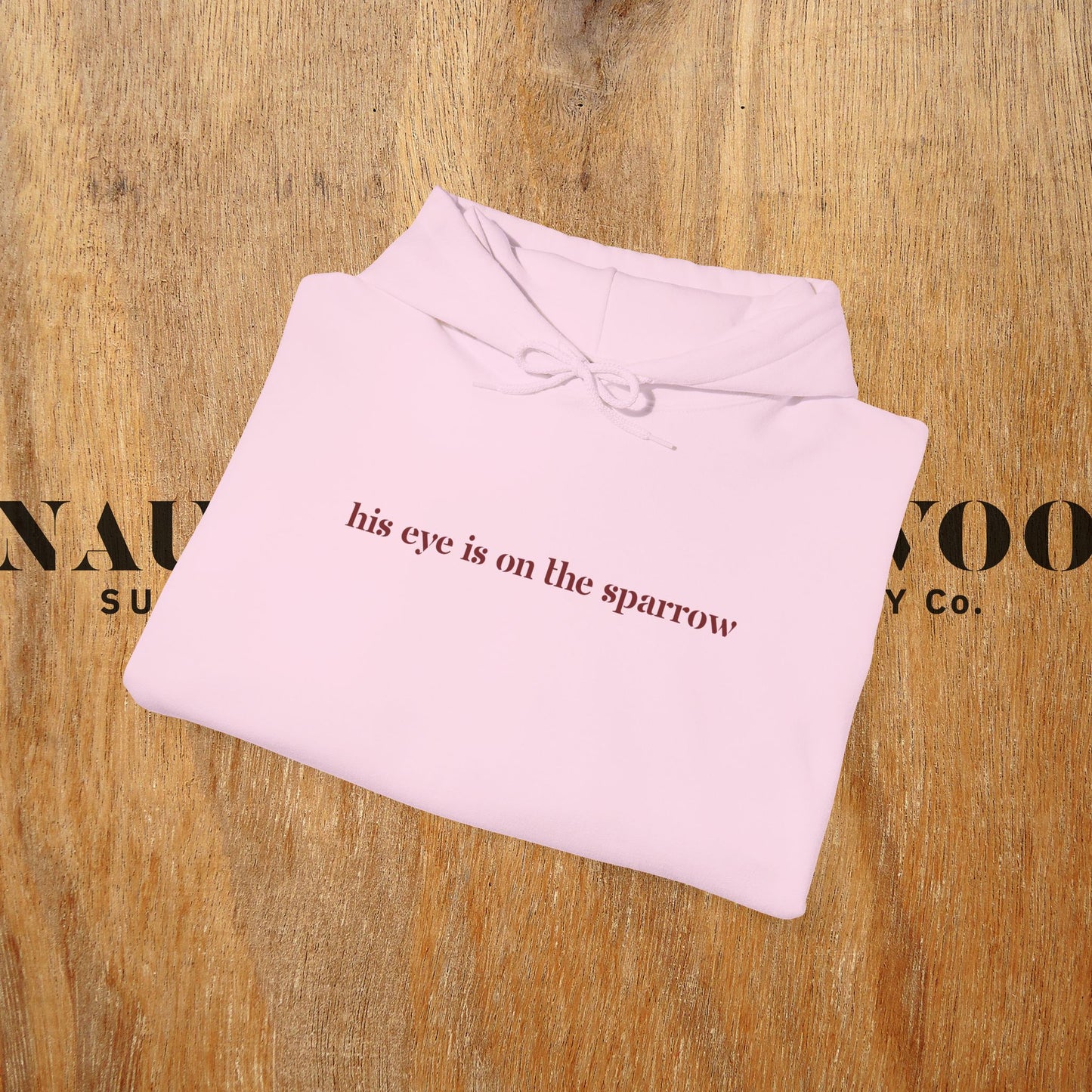 His Eye Is on the Sparrow Hoodie — Inspirational LDS Scripture Sweatshirt