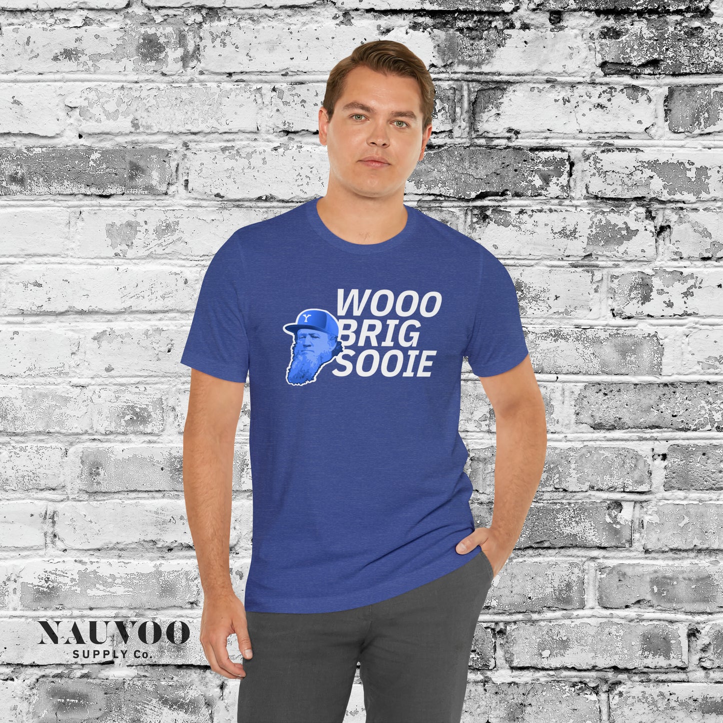 BYU Football vs Arkansas Razorbacks Football "Woo Brig Sooie" Shirt