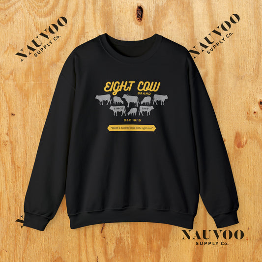 Johnny Lingo 8 Cow Brand Heavy Blend Crewneck Sweatshirt