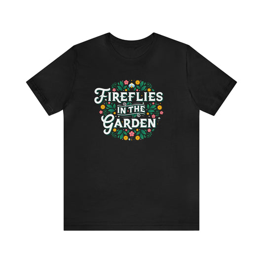 Cute Firefly Shirt with Botanical Wildflowers