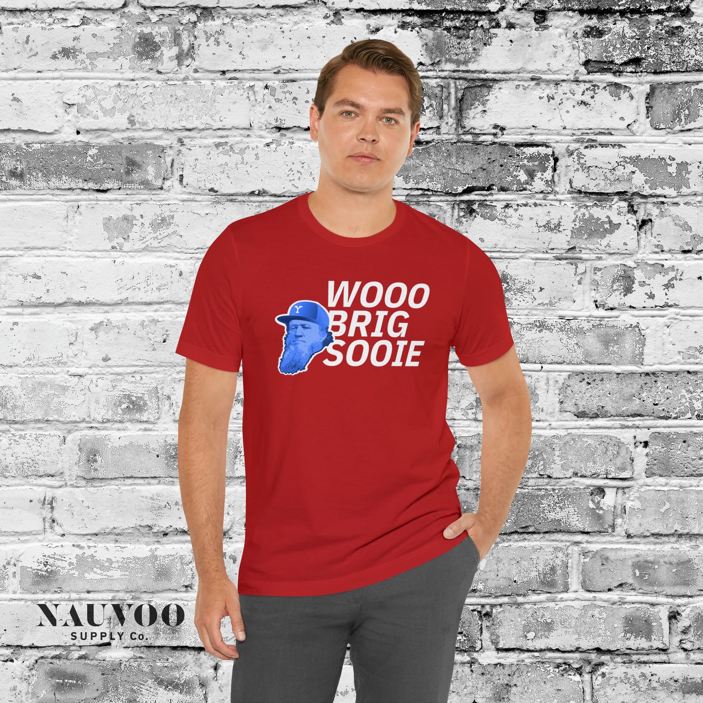 BYU Football vs Arkansas Razorbacks Football "Woo Brig Sooie" Shirt
