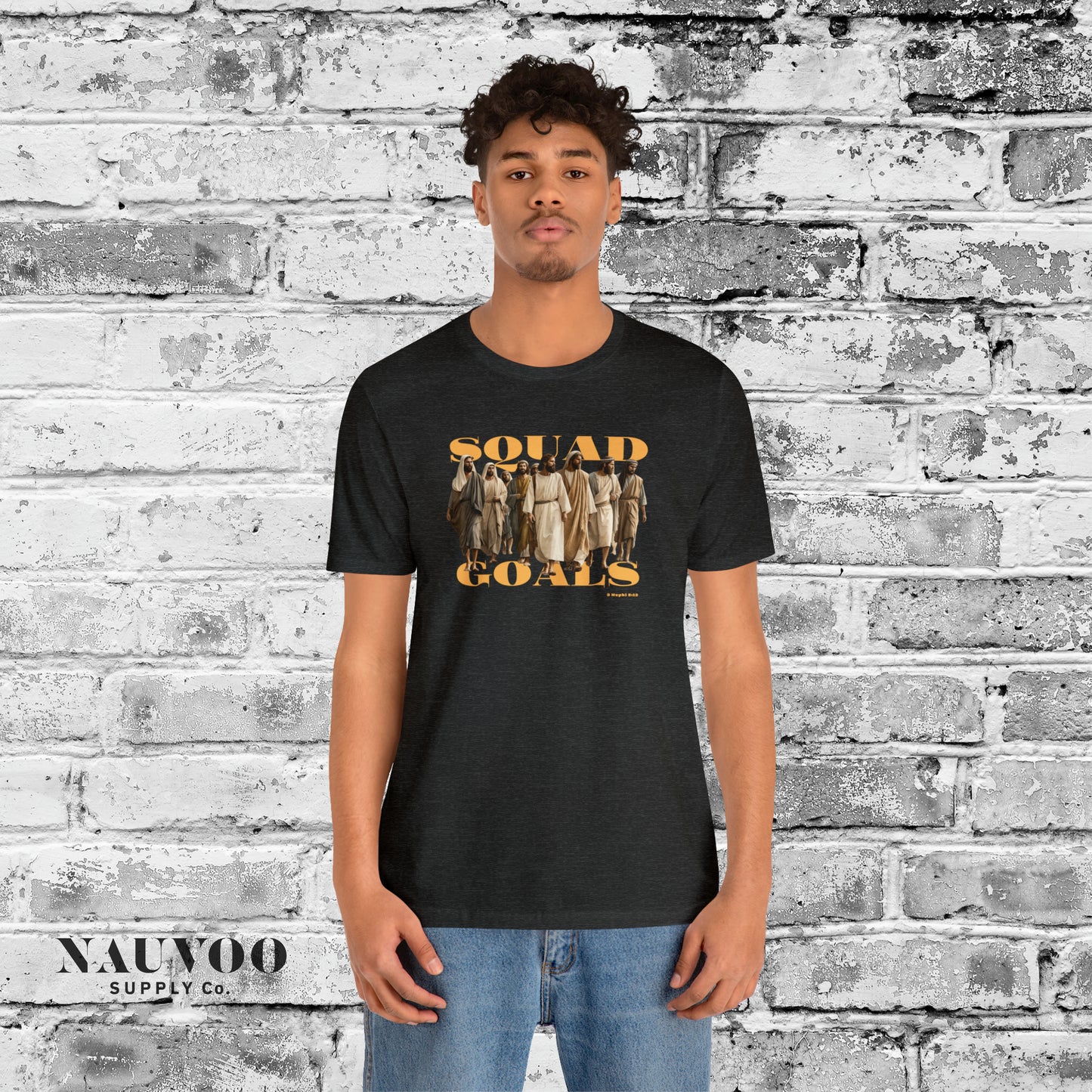 LDS Youth 2024 Theme Squad Goals Jesus Disciples T-Shirt 'I Am A Disciple of Jesus Christ', Unisex Soft Cotton Tee, US Made