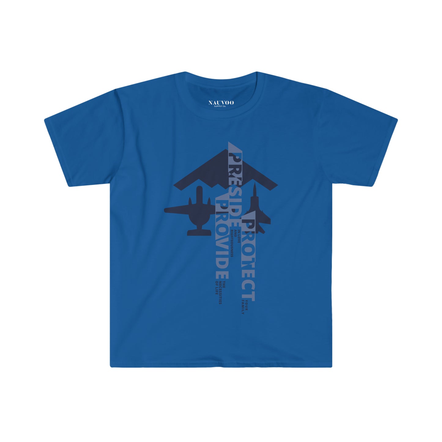 US Aircraft Preside Provide Protect #Famproc Unisex Softstyle T-Shirt