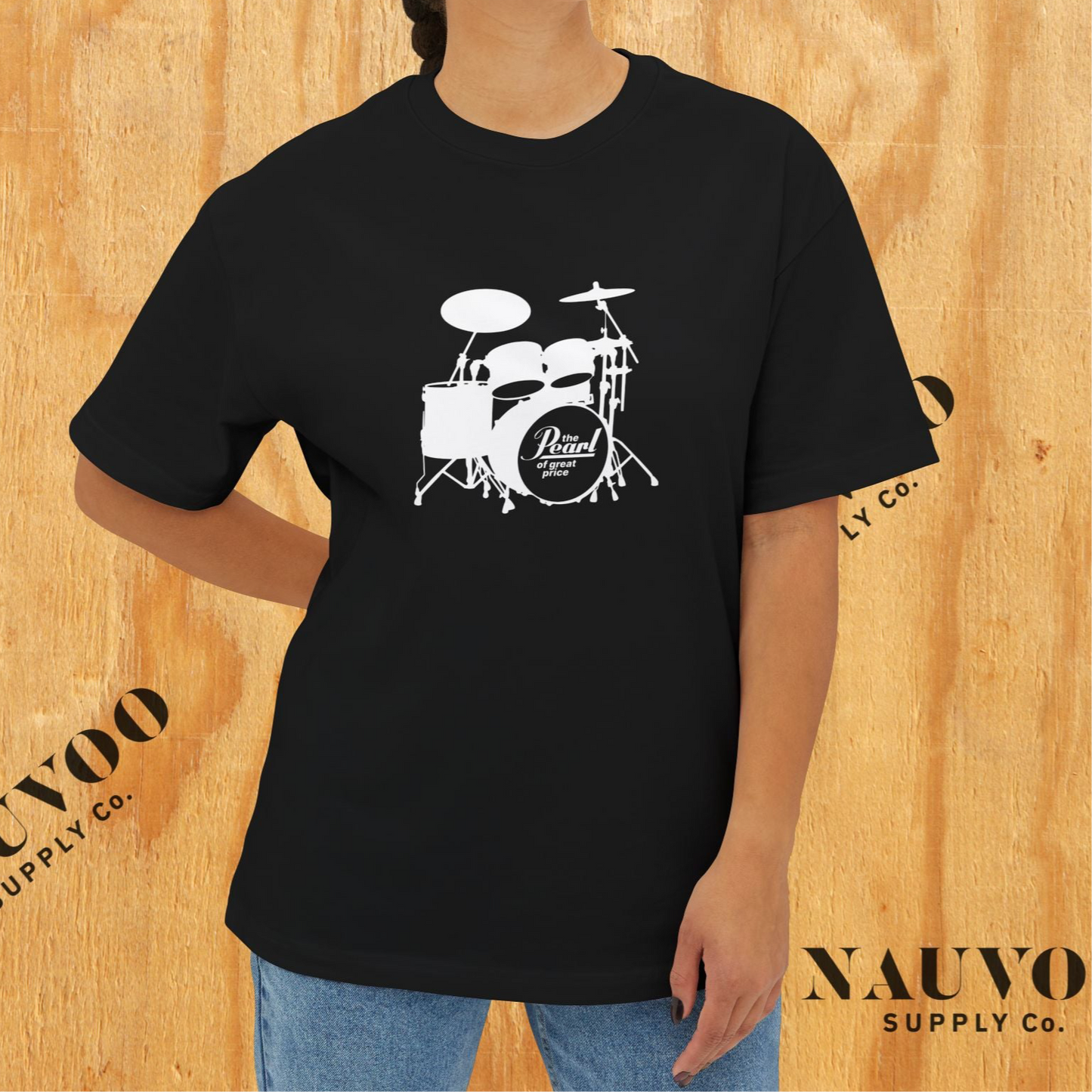 The Pearl of Great Price Drum Kit T-shirt