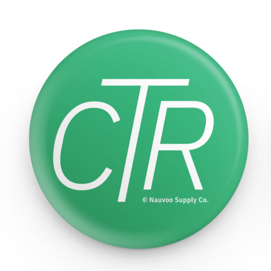 CTR Button – LDS Choose the Right Pin