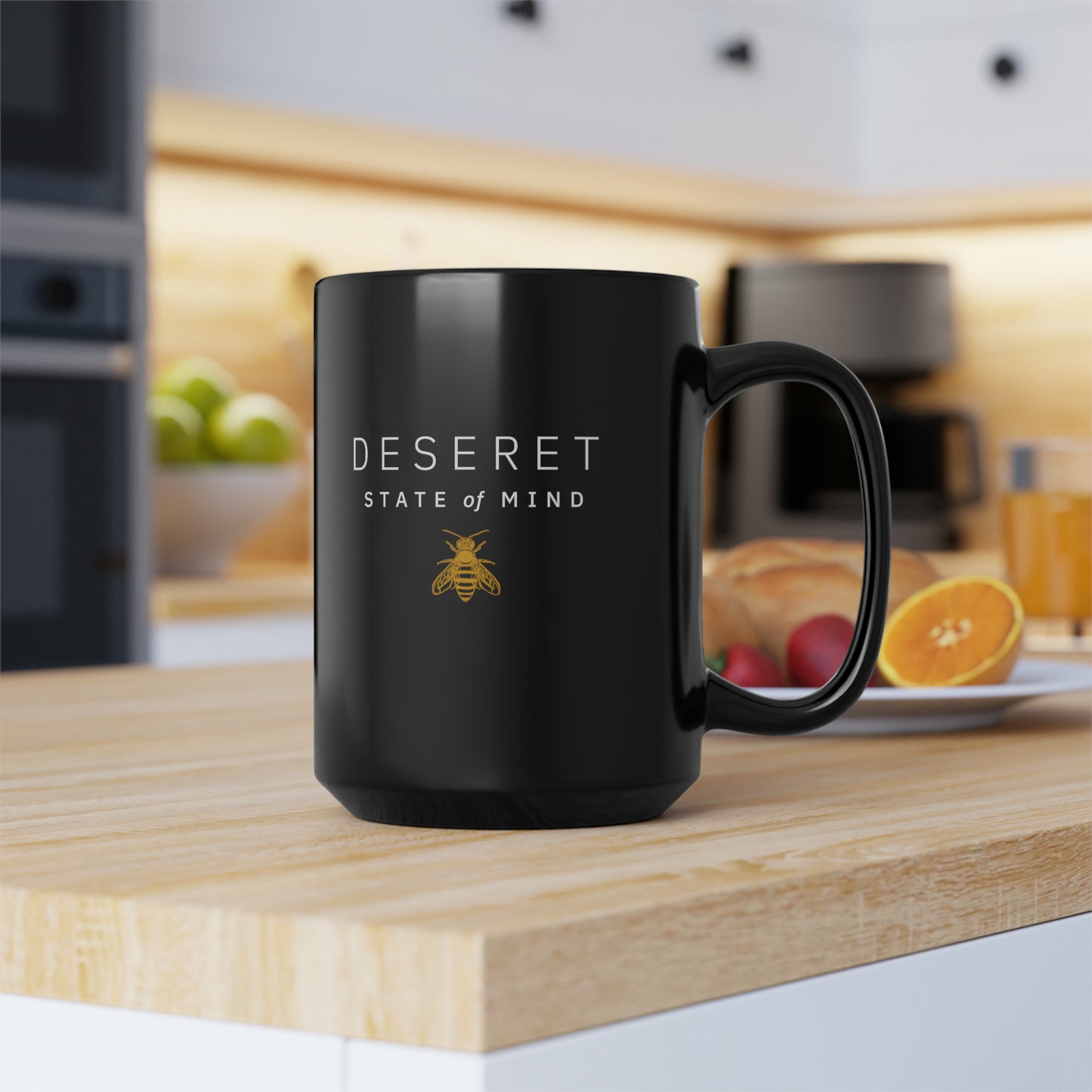 Deseret State of Mind - Large Black 15oz Mug