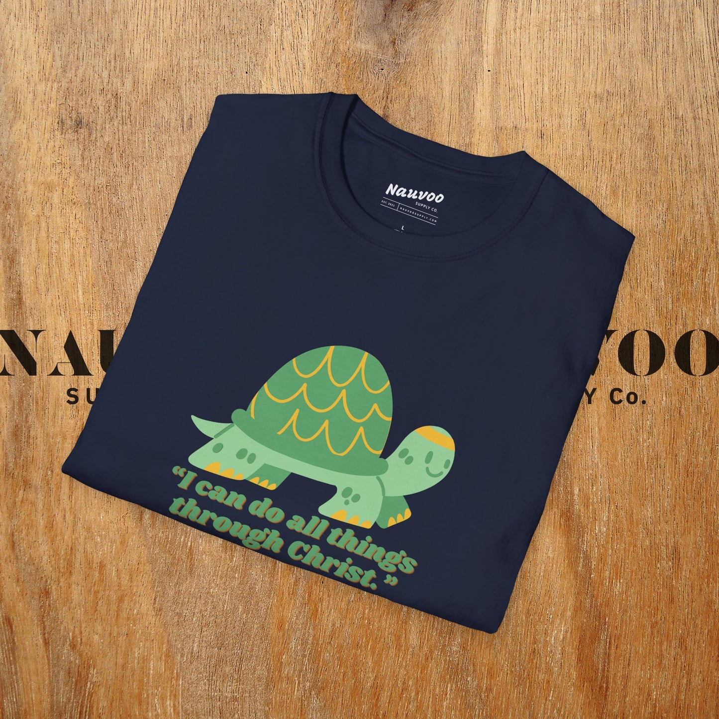Cute Turtle Faith in Christ T-Shirt — Cute LDS Tee