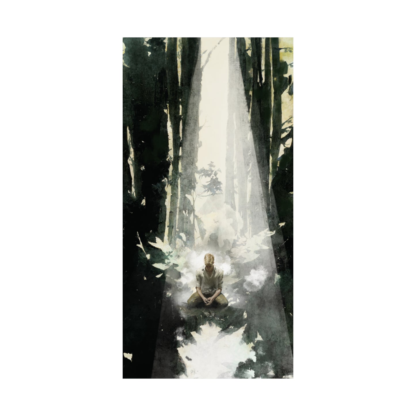 Joseph Smith First Vision Matte Vertical Poster Art Print