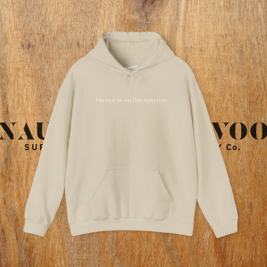 His Eye Is on the Sparrow Hoodie — Inspirational LDS Scripture Sweatshirt