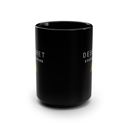 Deseret State of Mind - Large Black 15oz Mug