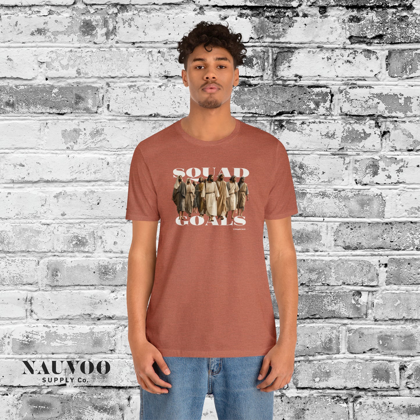 LDS Youth 2024 Theme Squad Goals Jesus Disciples T-Shirt 'I Am A Disciple of Jesus Christ', Unisex Soft Cotton Tee, US Made