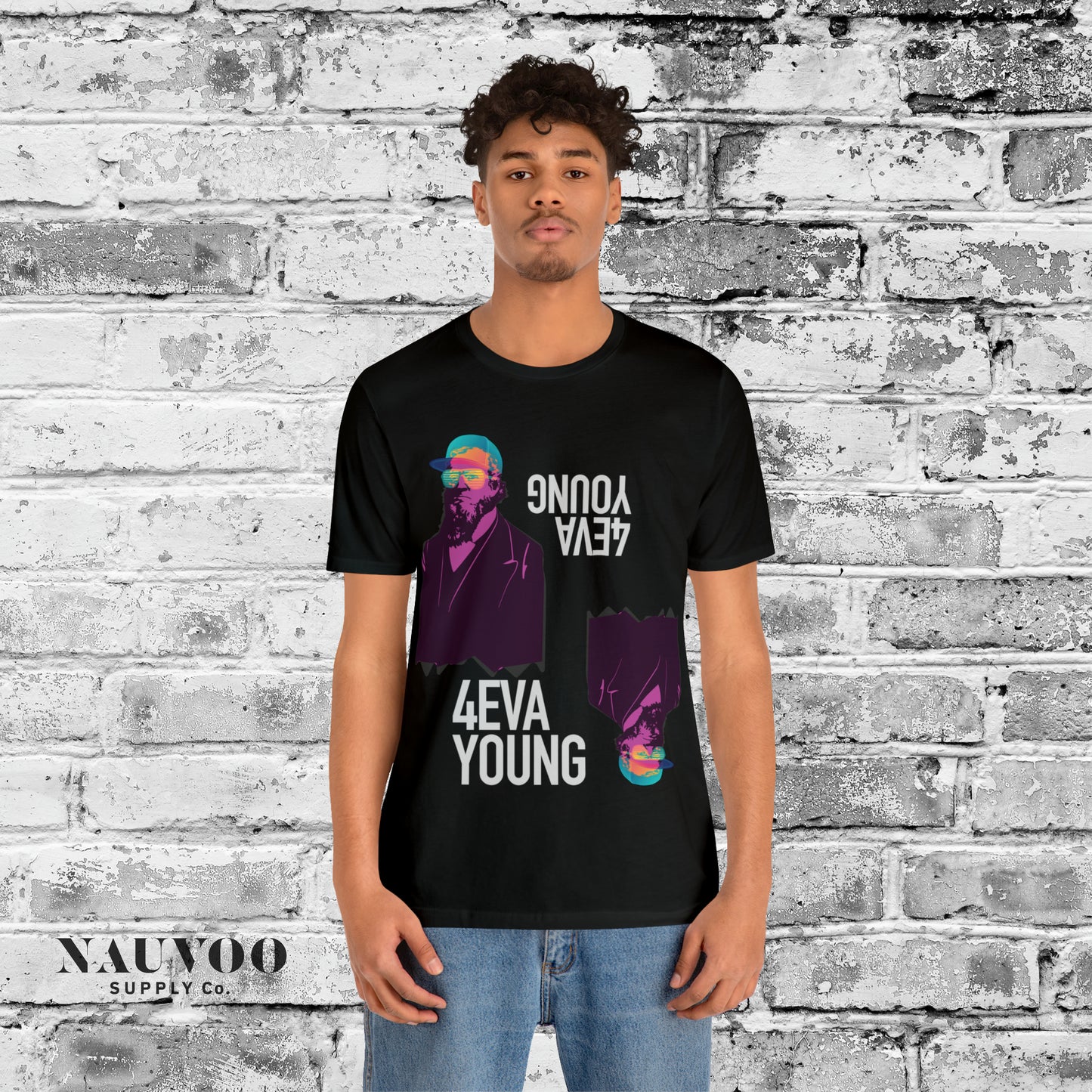 Unisex Softstyle T-Shirt - Brigham Young Forever Young