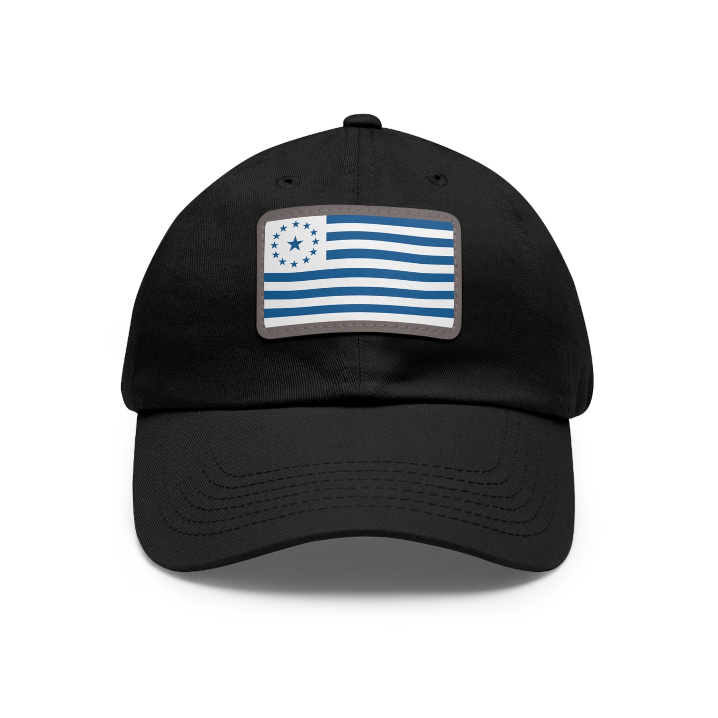 Deseret Flag Patch on a Black Cotton Twill Hat
