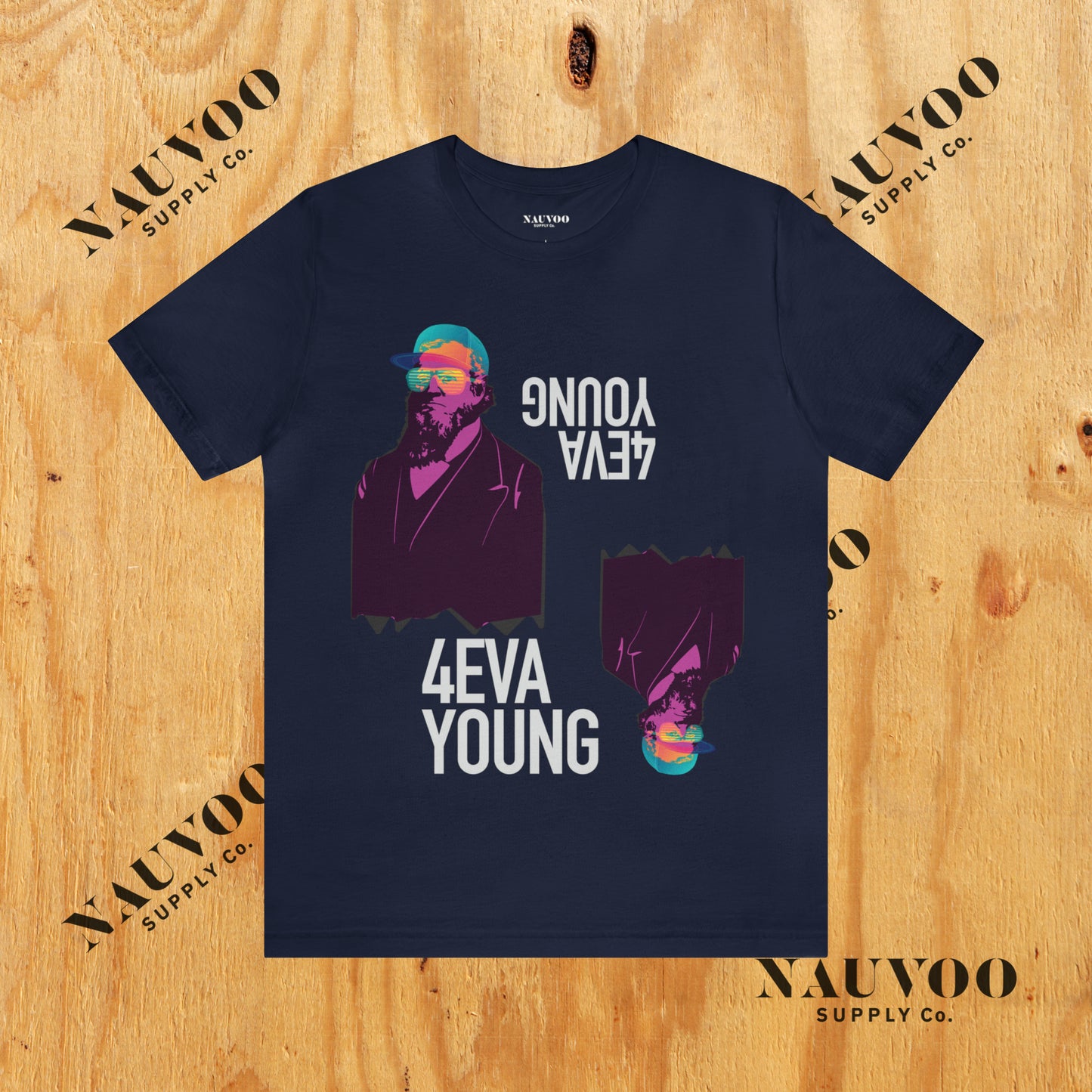 Unisex Softstyle T-Shirt - Brigham Young Forever Young