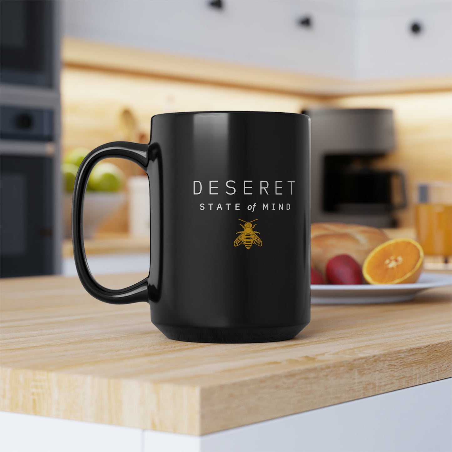 Deseret State of Mind - Large Black 15oz Mug