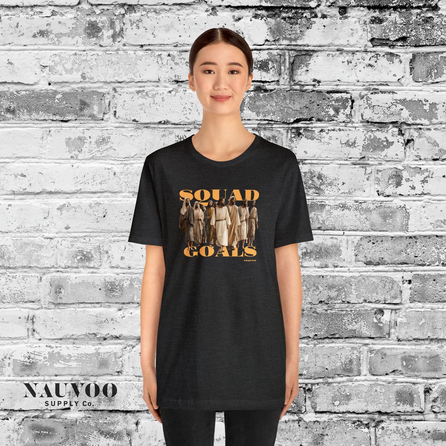 LDS Youth 2024 Theme Squad Goals Jesus Disciples T-Shirt 'I Am A Disciple of Jesus Christ', Unisex Soft Cotton Tee, US Made