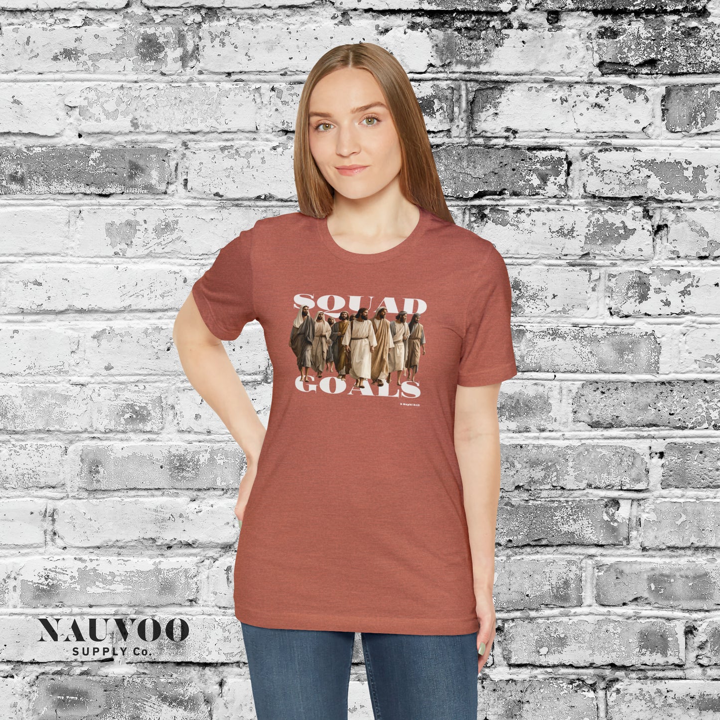 LDS Youth 2024 Theme Squad Goals Jesus Disciples T-Shirt 'I Am A Disciple of Jesus Christ', Unisex Soft Cotton Tee, US Made