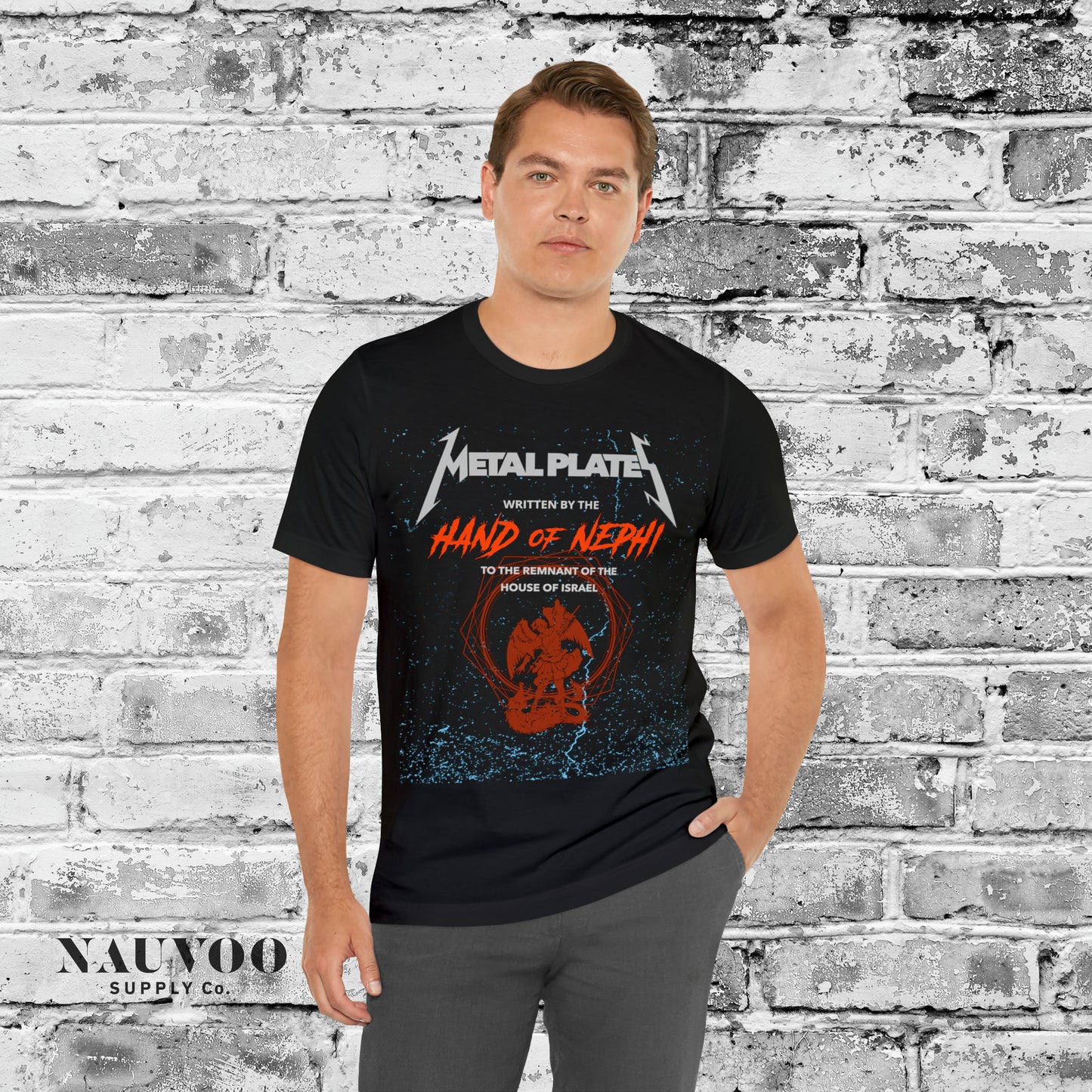 Men’s Book of Mormon “Metal Plates” Shirt