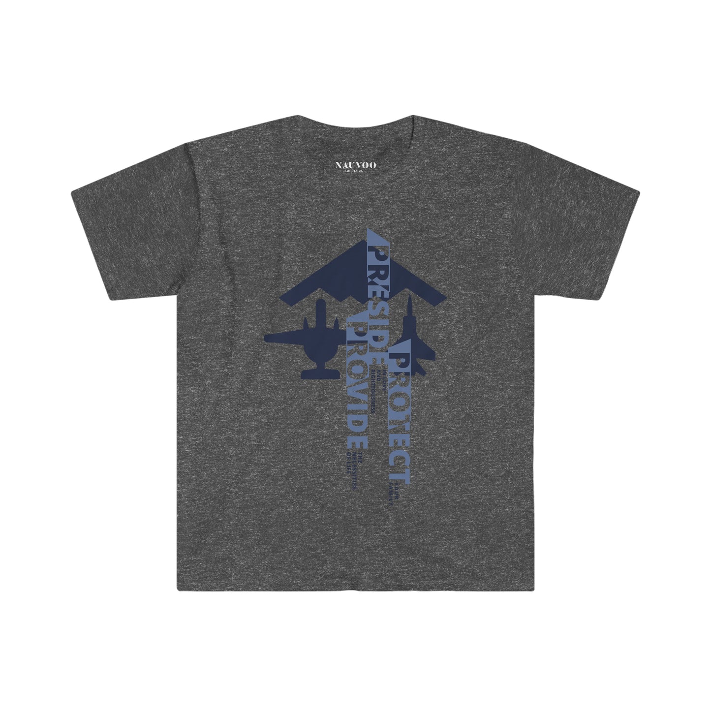 US Aircraft Preside Provide Protect #Famproc Unisex Softstyle T-Shirt
