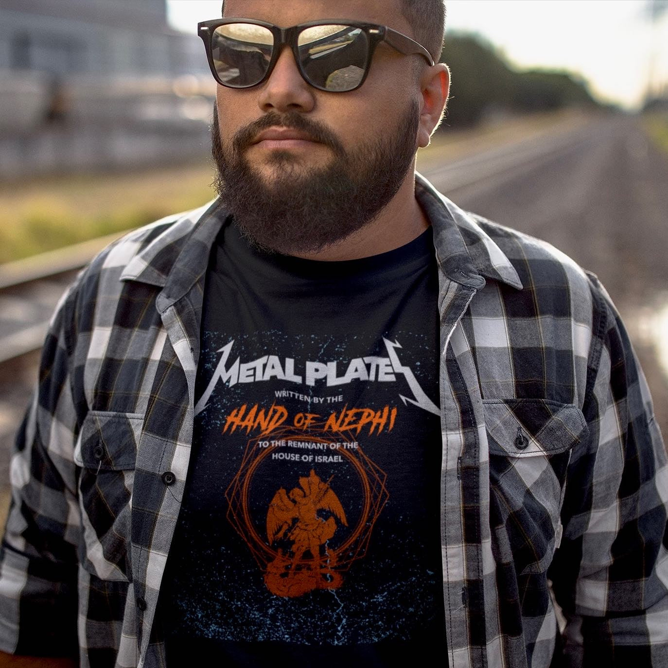 Men’s Book of Mormon “Metal Plates” Shirt