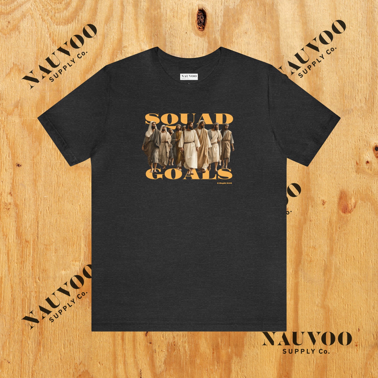 LDS Youth 2024 Theme Squad Goals Jesus Disciples T-Shirt 'I Am A Disciple of Jesus Christ', Unisex Soft Cotton Tee, US Made