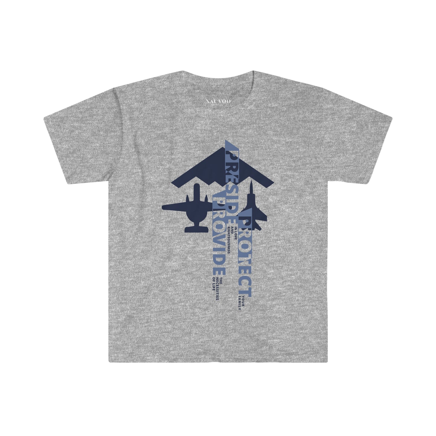 US Aircraft Preside Provide Protect #Famproc Unisex Softstyle T-Shirt