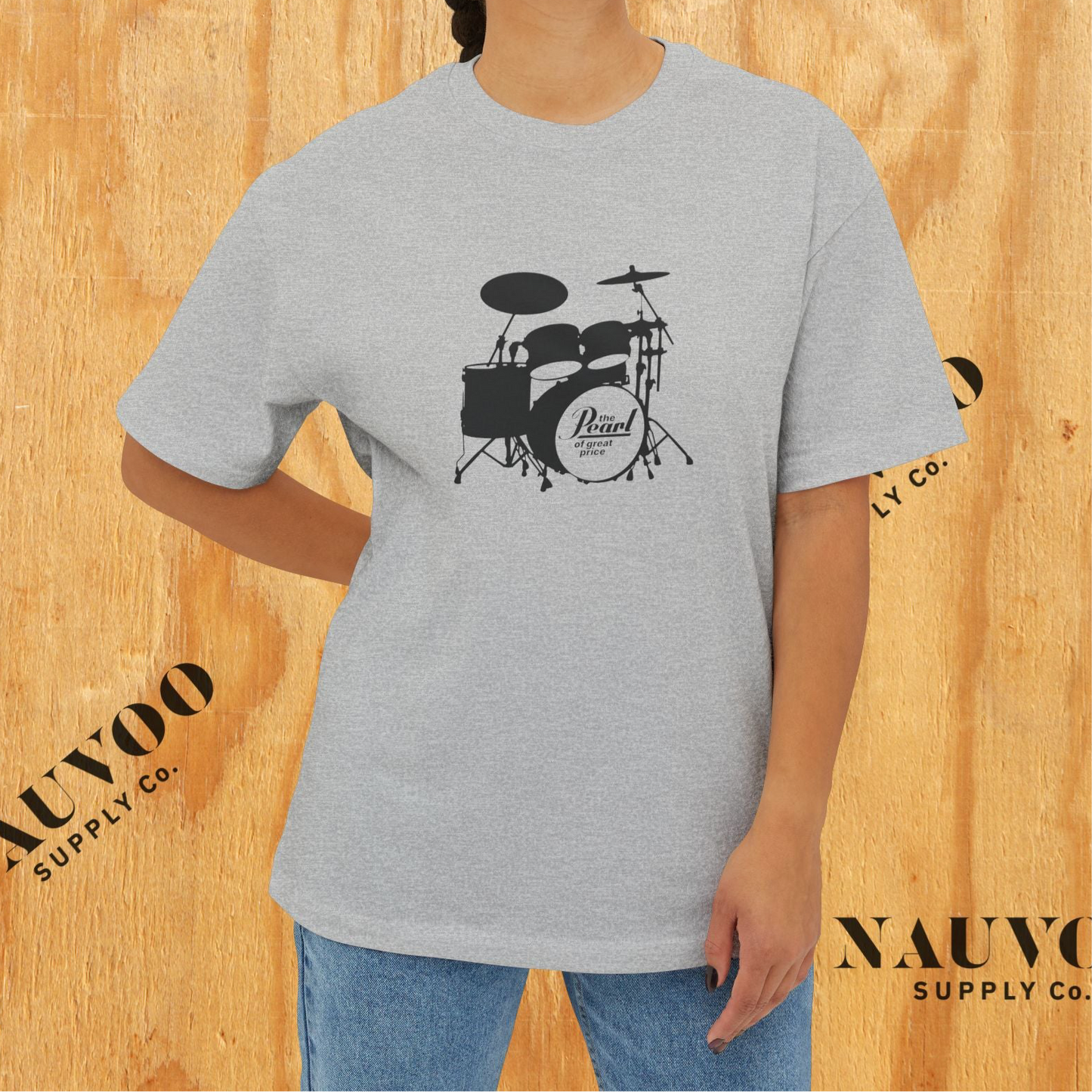 The Pearl of Great Price Drum Kit T-shirt