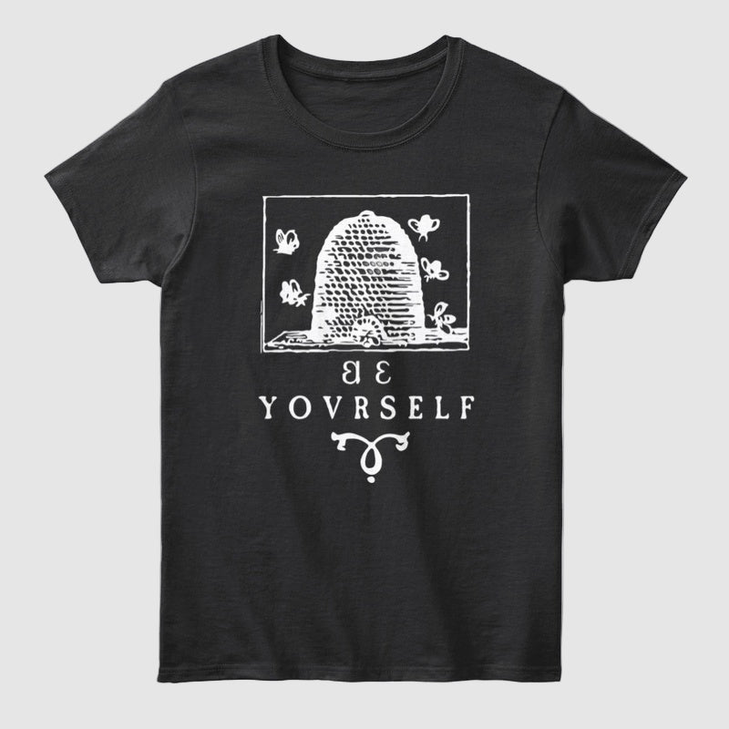 Black Bee Yourself Deseret Alphabet Style Shirt