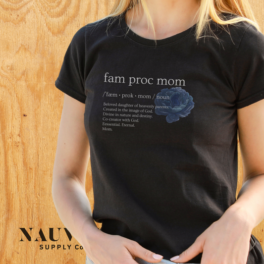LDS Shirt for Moms - Family Proclamation Mom Cotton Softstyle T-Shirt