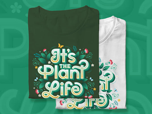 It’s The Plant Life T-shirt with Butterflies