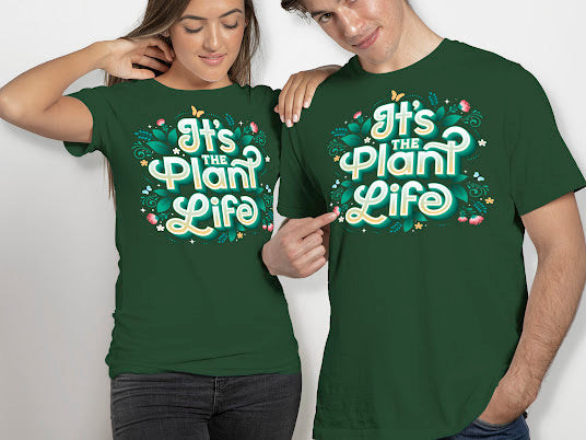 It’s The Plant Life T-shirt with Butterflies