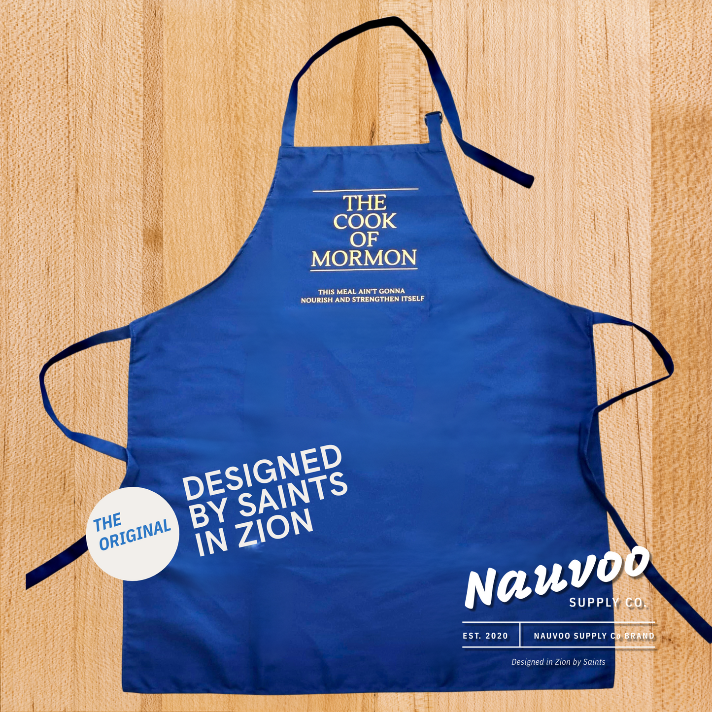 “Cook of Mormon” Book of Mormon Style Apron
